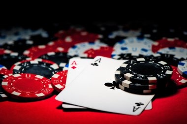 Blackjack hand with card values and player options